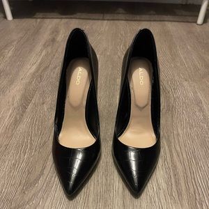 Aldo black high heels